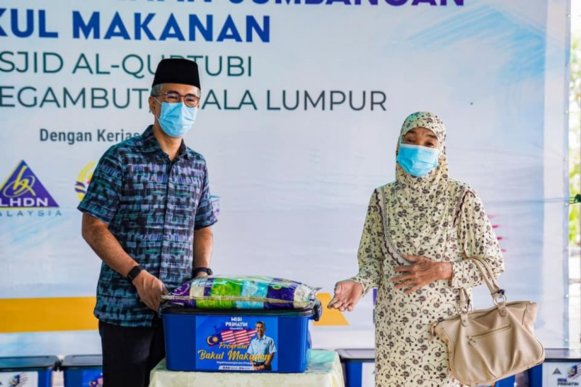 Penyampaian Sumbangan 1,000 Bakul Makanan
